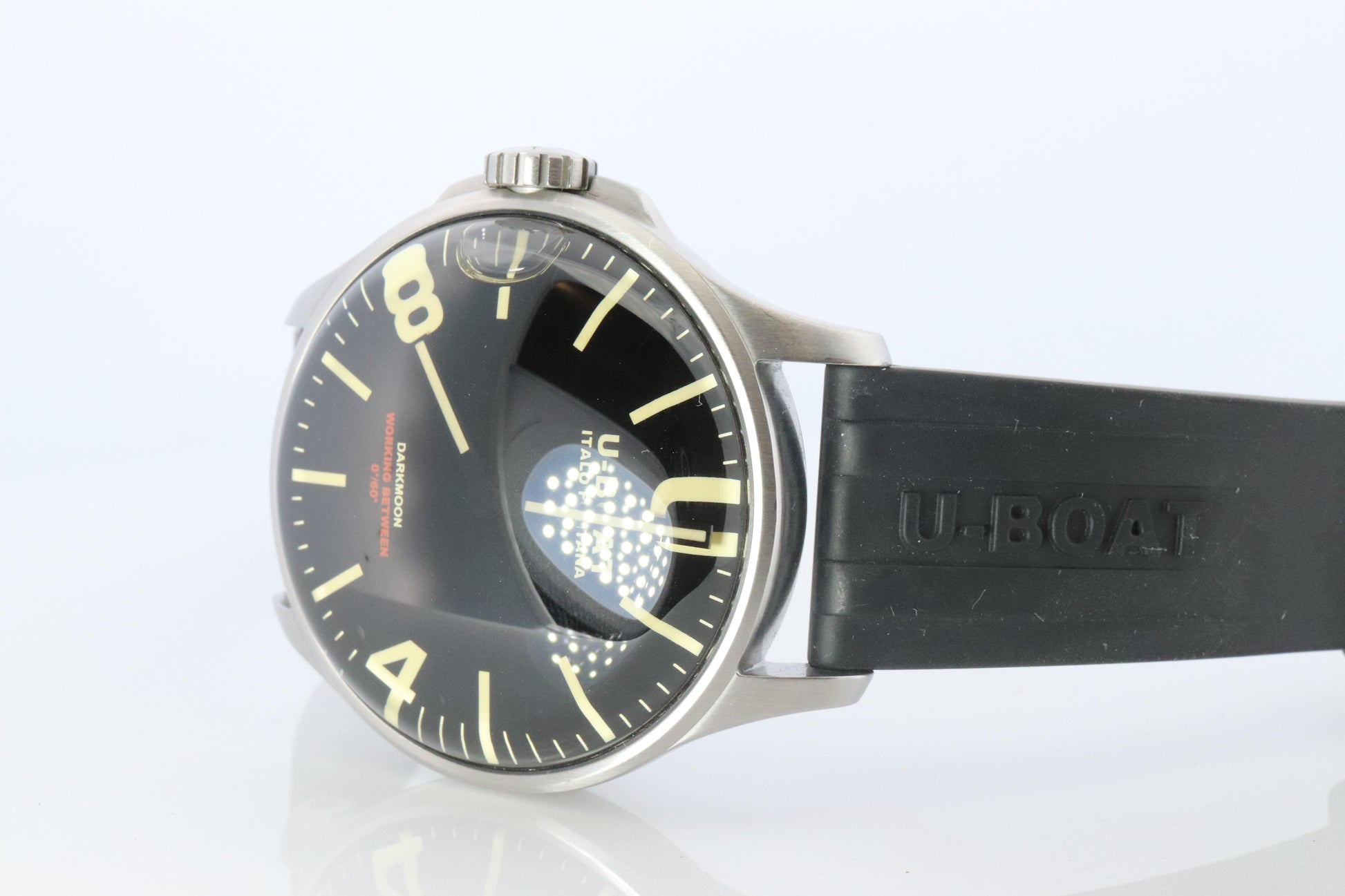 UBOAT Mens Watch. U-Boat Darkmoon. Italo Fontana PREOWNED!