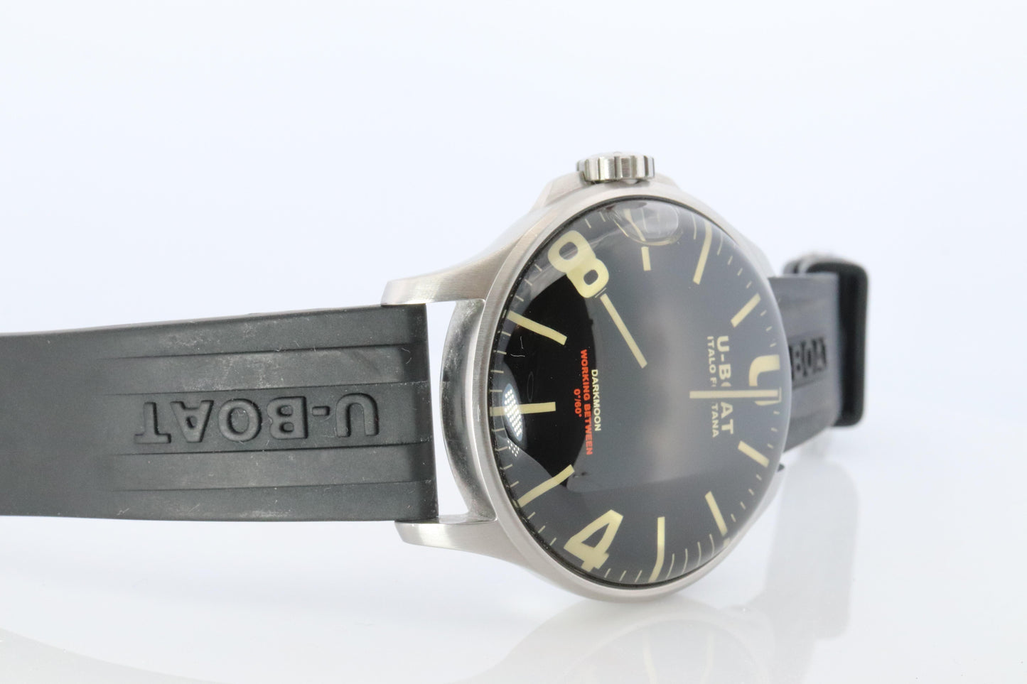UBOAT Mens Watch. U-Boat Darkmoon. Italo Fontana PREOWNED!