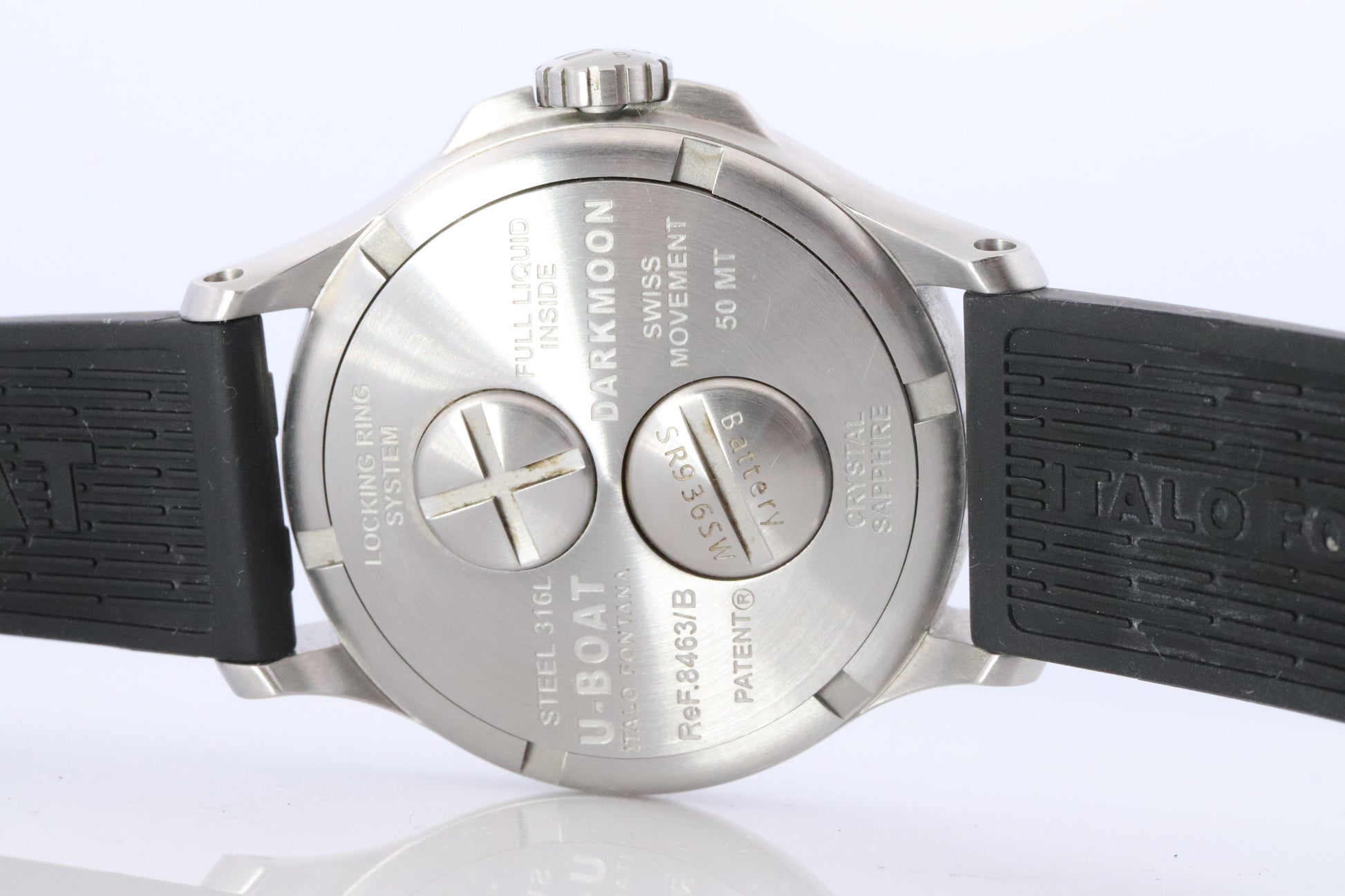 UBOAT Mens Watch. U-Boat Darkmoon. Italo Fontana PREOWNED!