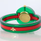Vintage GUCCI Quartz 143.3  Watch. Gucci Ladies Bangle Plastic Vintage Web Watch