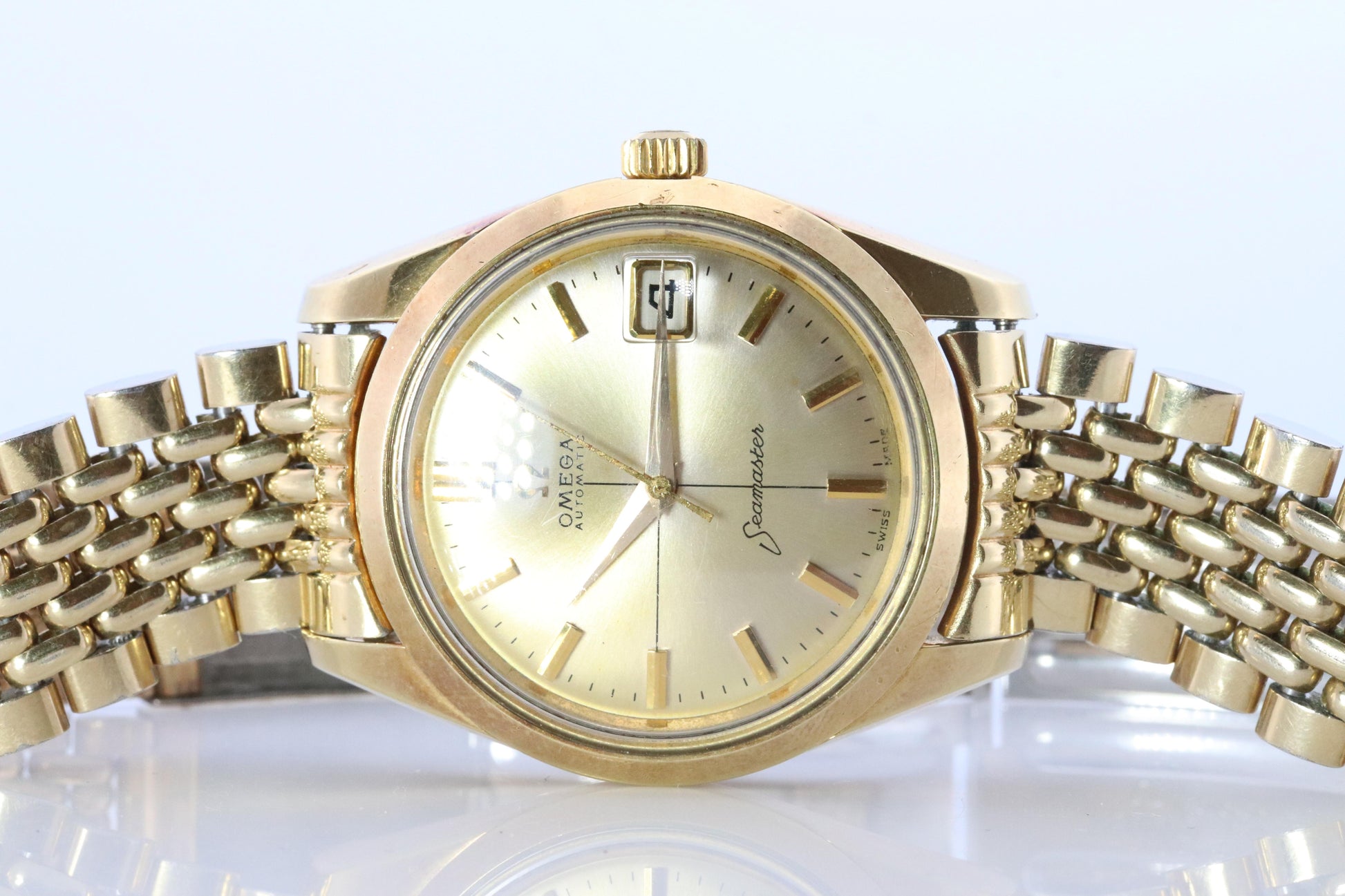 Omega Watch. Omega Seamaster Vintage Automatic Mens. Omega ref. 14763-61