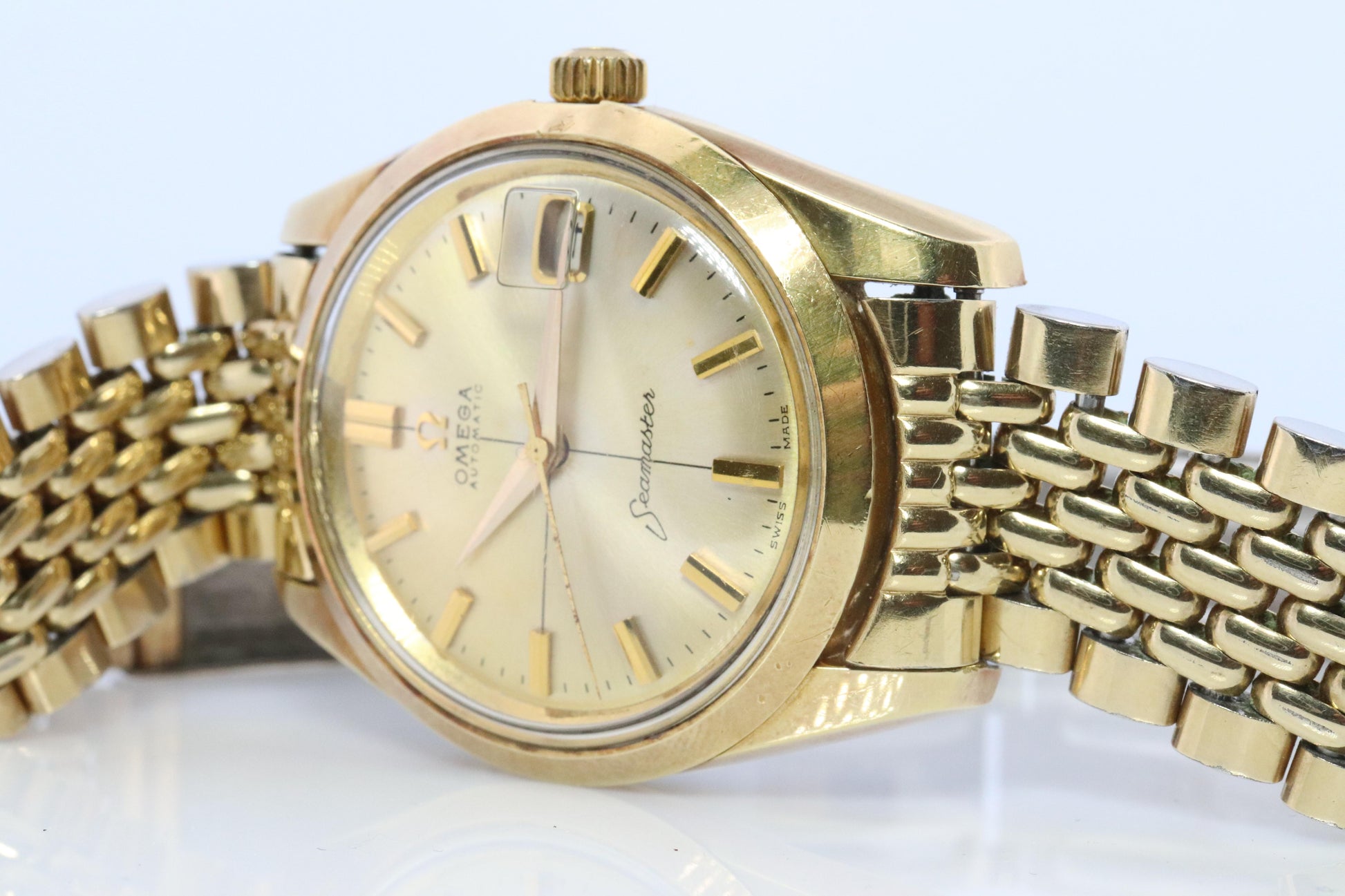 Omega Watch. Omega Seamaster Vintage Automatic Mens. Omega ref. 14763-61