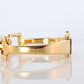 Vintage GUCCI 1500L Quartz MOP Dial Watch. Gucci Gold Bangle Wrist Timepiece