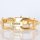 Vintage GUCCI 1500L Quartz MOP Dial Watch. Gucci Gold Bangle Wrist Timepiece