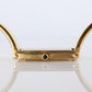 Vintage GUCCI 1500L Quartz MOP Dial Watch. Gucci Gold Bangle Wrist Timepiece
