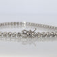 18k Diamond Tennis Bracelet. 18k White Gold round diamond Tennis bracelet. 2CTW