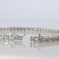 18k Diamond Tennis Bracelet. 18k White Gold round diamond Tennis bracelet. 2CTW