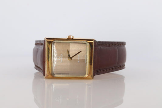 Omega Tank watch. Omega 511.0427 DeVille Tank Mens Stainless Steel GP Windup