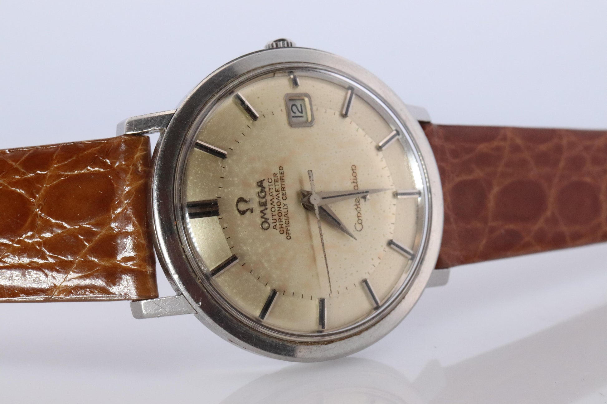 OMEGA Constellation Pie Pan Automatic Mens Watch. Ref 168.004 Stainless Steel