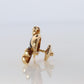 Genuine Cartier Bee Brooch. 18k Yellow Gold Sapphire BumbleBee Pin.