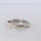 Vintage Tiffany and Co Ring. Authentic Platinum Band. T&CO Milgrain 3mm