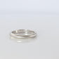 Vintage Tiffany and Co Ring. Authentic Platinum Band. T&CO Milgrain 3mm