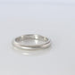 Vintage Tiffany and Co Ring. Authentic Platinum Band. T&CO Milgrain 3mm