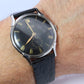 ROLEX Watch. Rolex ref. 4498 Precision 1940s Black Dial Mens Rolex watch.