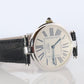 Cartier 1860 Watch. Must de Cartier White Dial Vendome Round Argent Sterling 30m