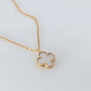 Van Cleef Arpels Alhambra Necklace . Genuine VCA 18k YG Sweet Shell Pendant