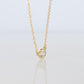 Vintage Tiffany Co Necklace Elsa Peretti Diamond by the Yard 0.36ct Solitaire 1P