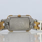Genuine HERMES Stainless Steel 24mm Rectangle Croisiere Quartz Watch White.