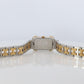 Genuine HERMES Stainless Steel 24mm Rectangle Croisiere Quartz Watch White.