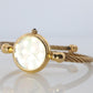 Vintage GUCCI Quartz 2700.2.L  Watch. Gucci Ladies Bangle Gold Tone MOP Dial.