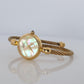 Vintage GUCCI Quartz 2700.2.L  Watch. Gucci Ladies Bangle Gold Tone MOP Dial.