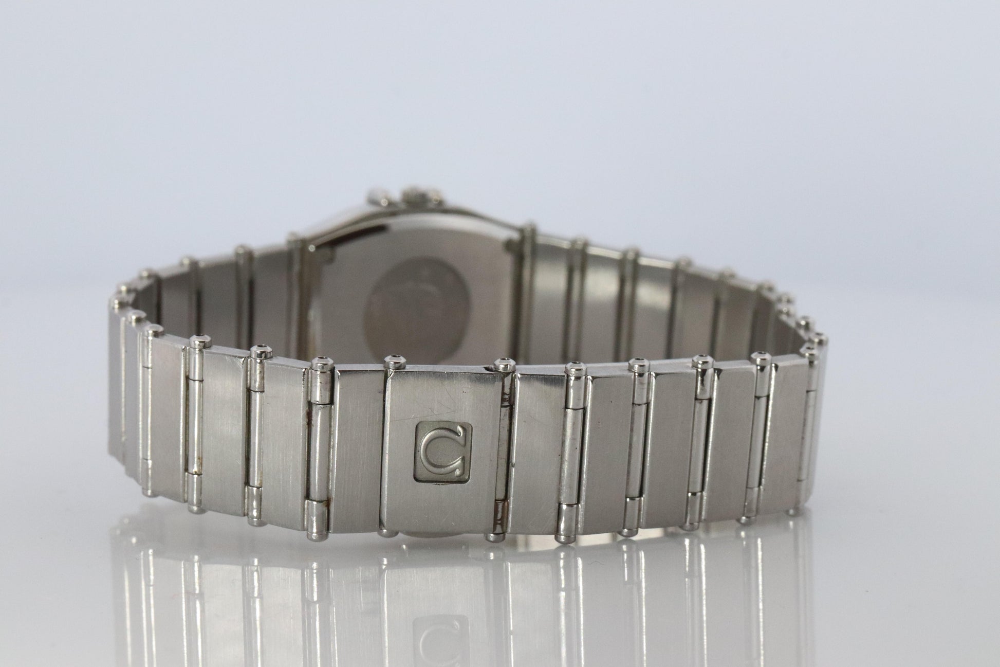 Omega Watch. Ladies Omega 1455 Constellation Barrel Stainless Steel