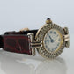 Genuine Cartier Diamond Watch Must de Cartier Colisee Round Argent 690002