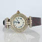 Genuine Cartier Diamond Watch Must de Cartier Colisee Round Argent 690002