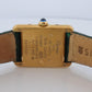 Vintage Must de Cartier Tank Arabic Dial Watch. Vermeil ARGENT 925 Small Tank