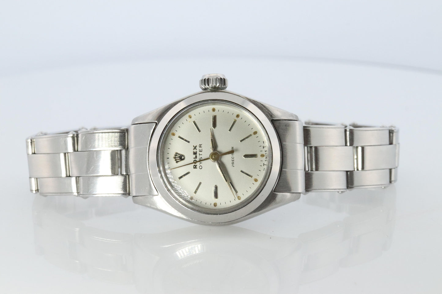 Genuine Rolex 6410 Watch. Ladies ROLEX Oyster Precision Automatic Wristwatch.