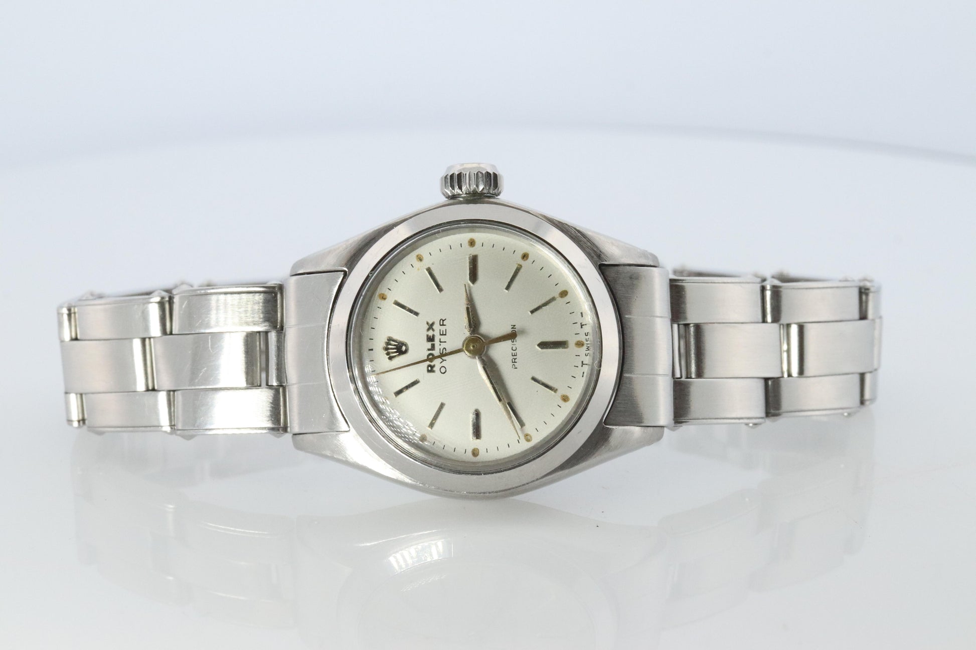 Genuine Rolex 6410 Watch. Ladies ROLEX Oyster Precision Automatic Wristwatch.