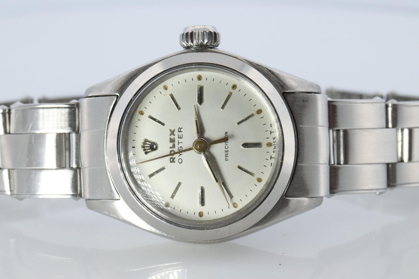 Genuine Rolex 6410 Watch. Ladies ROLEX Oyster Precision Automatic Wristwatch.