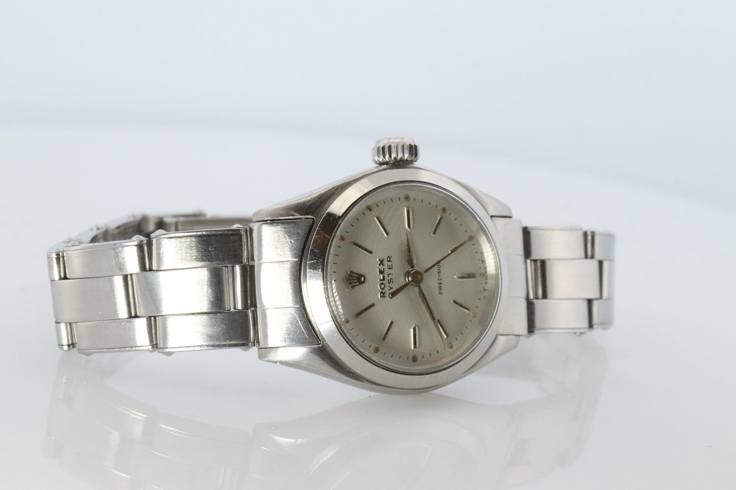 Genuine Rolex 6410 Watch. Ladies ROLEX Oyster Precision Automatic Wristwatch.