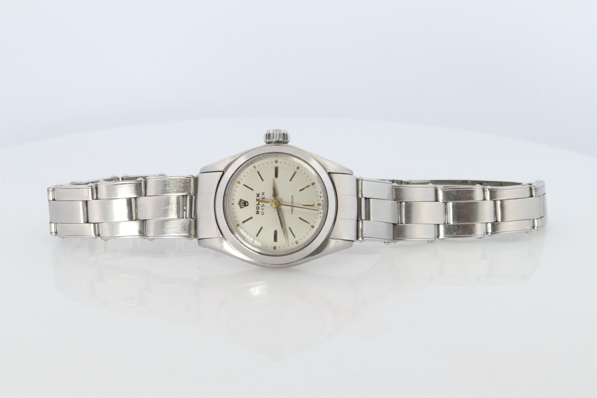 Genuine Rolex 6410 Watch. Ladies ROLEX Oyster Precision Automatic Wristwatch.