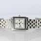 Tiffany and Co 525.1026 Watch. Tiffany Tank Quartz Watch. T&CO Square Portfolio.