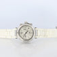 Vintage Cartier PASHA 38mm 3129 Chronograph. Rare White Dial W3140004.