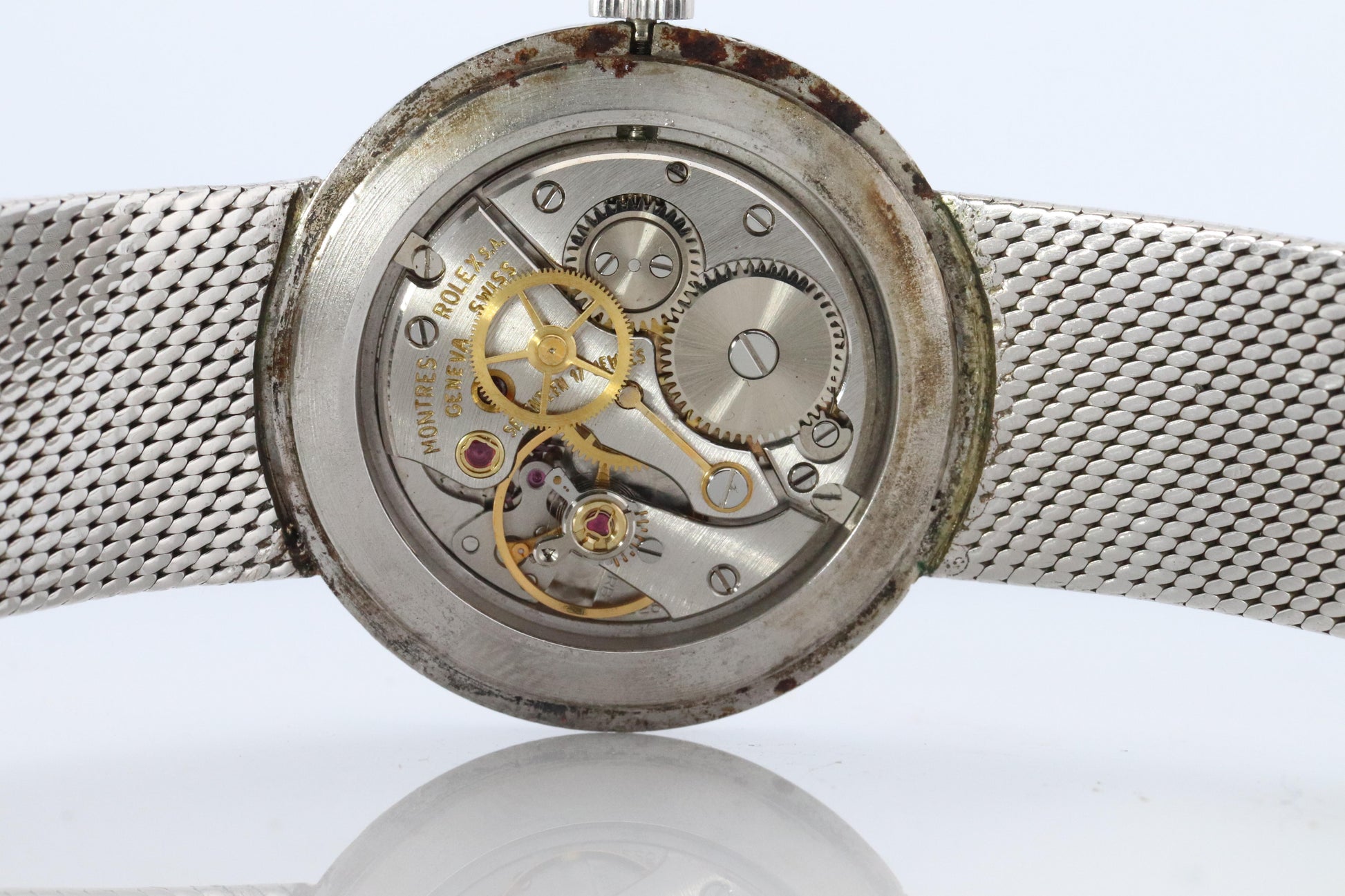 Genuine Rolex Watch. Mens ROLEX 3411 Precision 34mm Stainless Steel