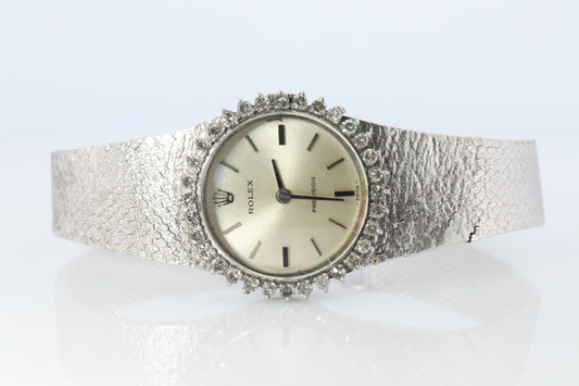 Genuine Rolex Watch. Diamond Bezel Ladies ROLEX 2649 Precision.
