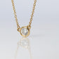 Vintage Tiffany Co Necklace Elsa Peretti Diamond by the Yard 0.36ct Solitaire 1P