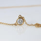 Vintage Tiffany Co Necklace Elsa Peretti Diamond by the Yard 0.36ct Solitaire 1P