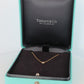 Vintage Tiffany Co Necklace Elsa Peretti Diamond by the Yard 0.36ct Solitaire 1P