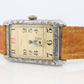 Antique HERMES Tank watch. Art Deco Genuine Hermes Manual wristwatch.