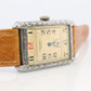 Antique HERMES Tank watch. Art Deco Genuine Hermes Manual wristwatch.