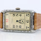 Antique HERMES Tank watch. Art Deco Genuine Hermes Manual wristwatch.