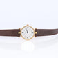 Van Cleef and Arpels 18601 watch. 18k Gold VCA Classique Ladies Watch.