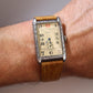 Antique HERMES Tank watch. Art Deco Genuine Hermes Manual wristwatch.