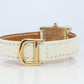 Vintage Must de Cartier Tank Gold Dial Watch. Vermeil ARGENT Small Tank