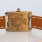 Vintage Must de Cartier Tank Gold Dial Watch. Vermeil ARGENT Small Tank