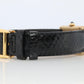 Vintage Must de Cartier Tank Black Dial Watch Vermeil ARGENT Small Manual Tank