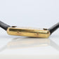 Vintage Must de Cartier Tank Black Dial Watch Vermeil ARGENT Small Manual Tank